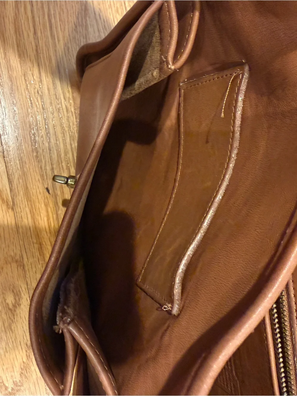 vintage Coach Prescott briefcase in British tan leather 5275
